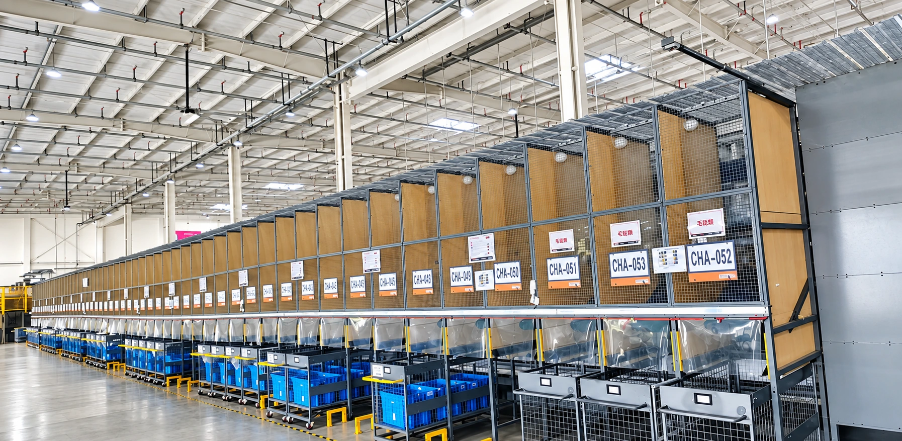 Cross-border e-commerce: two sorting stages become one project site