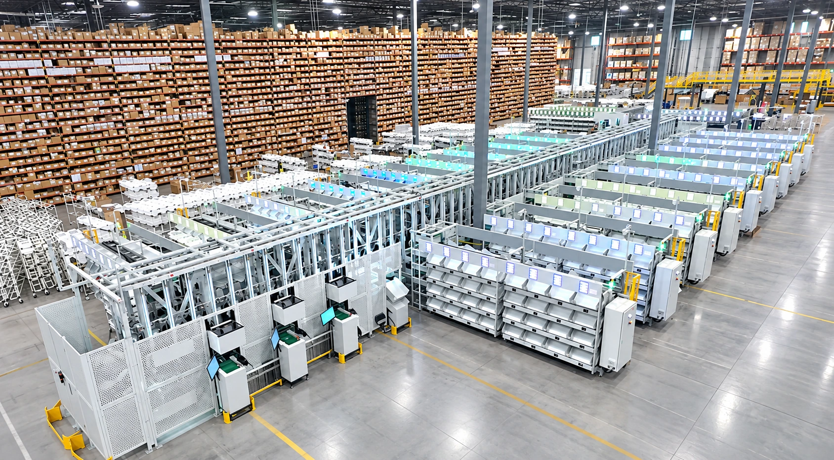 Fontana, USA: e-commerce warehouse sortation